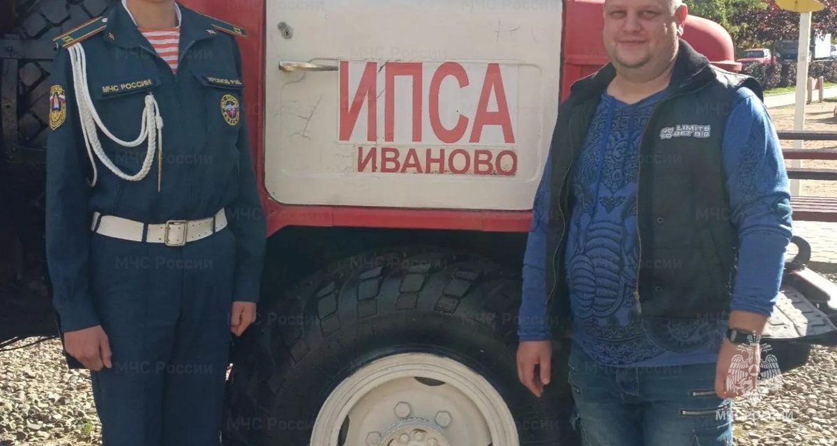 Сын пожарного Роман Хромов принял кадетскую клятву и продолжил семейную династию